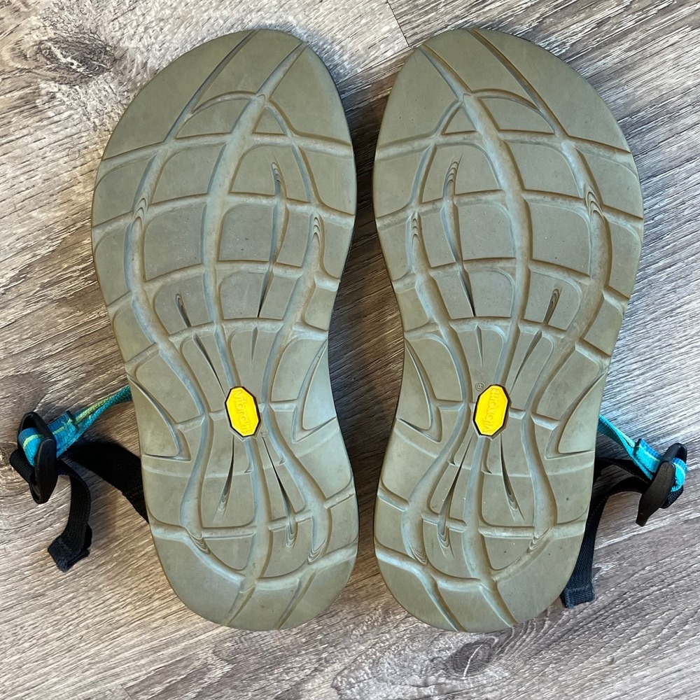 Chaco ZX2 Yampa River Hiking Sandals Blue Green Womens 7 UK 5 EUR 38 - Picture 6 of 8